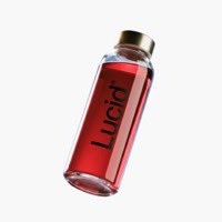 Bouteille en verre Lucid